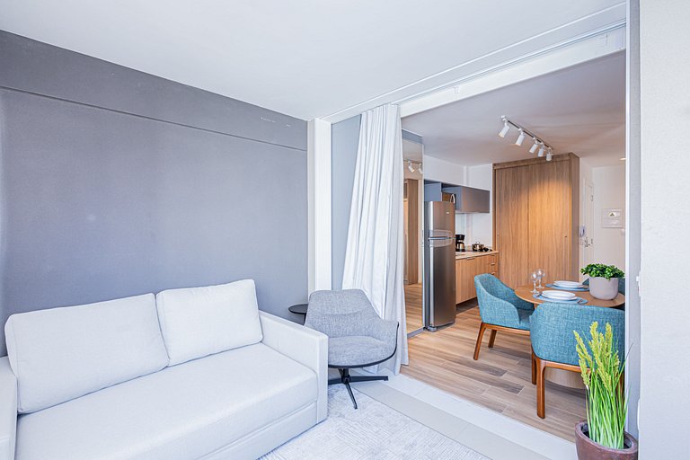Apartamento DSG 1 Suíte e com Sofa Cama Casal