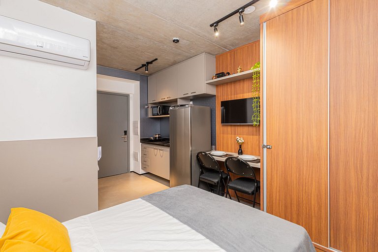 Studio 308 Entre os Jardins, Pinheiros e Paulista.