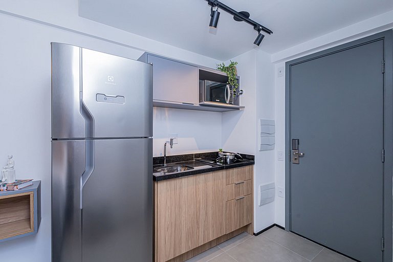Studio 305 Jardins Luxuoso - Vidro anti-ruído