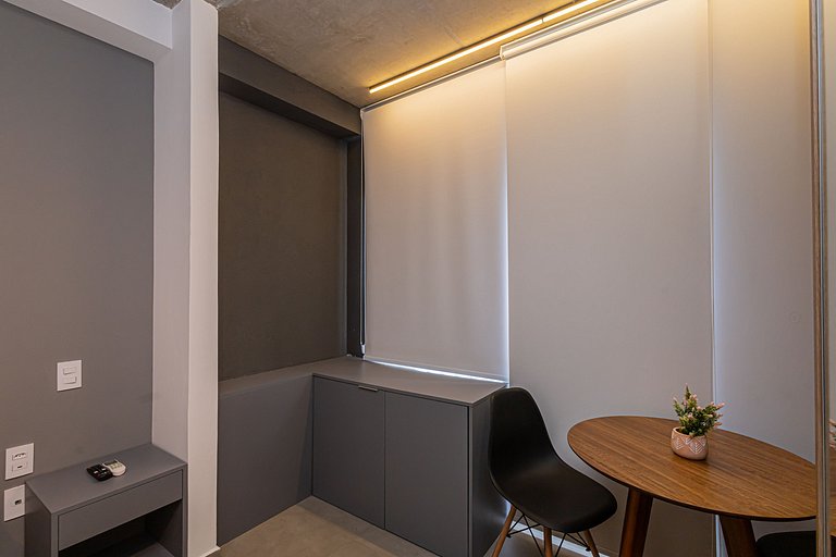 Studio 305 Jardins Luxuoso - Vidro anti-ruído