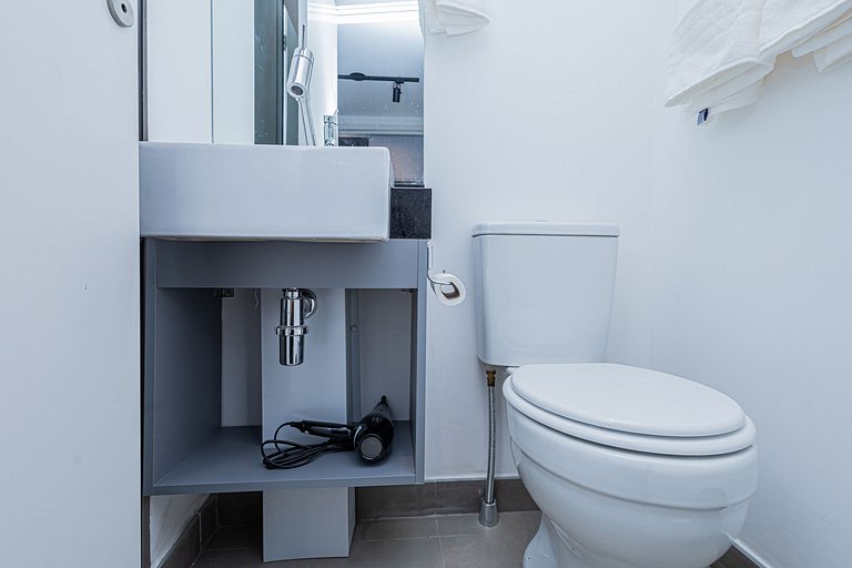 Studio 305 Jardins Luxuoso - Vidro anti-ruído