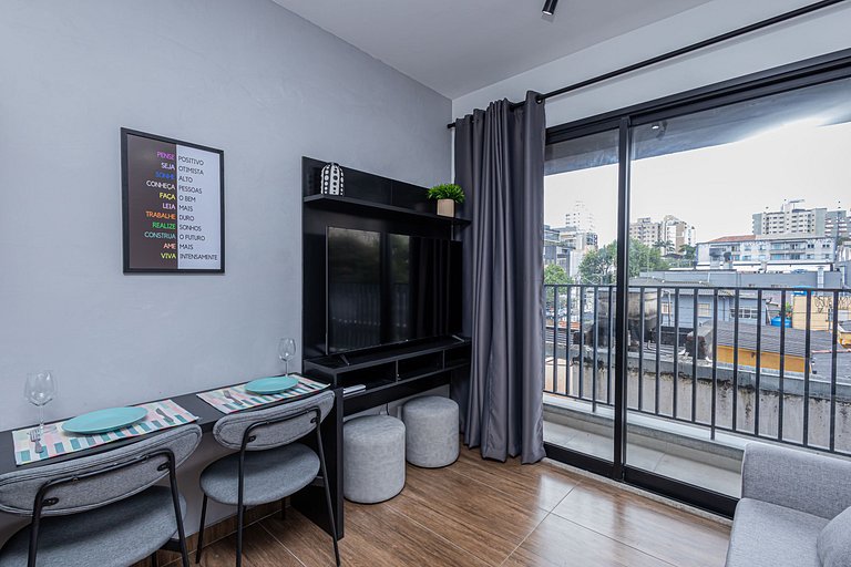 Studio 210 Completo no Bairro Vila Madalena