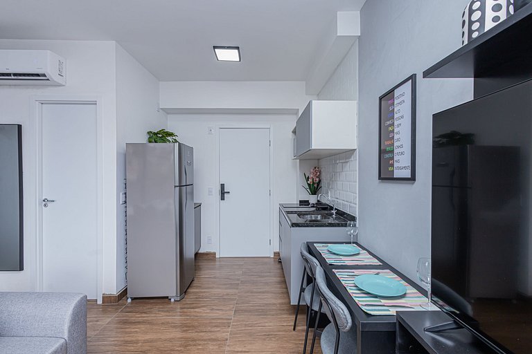 Studio 210 Completo no Bairro Vila Madalena