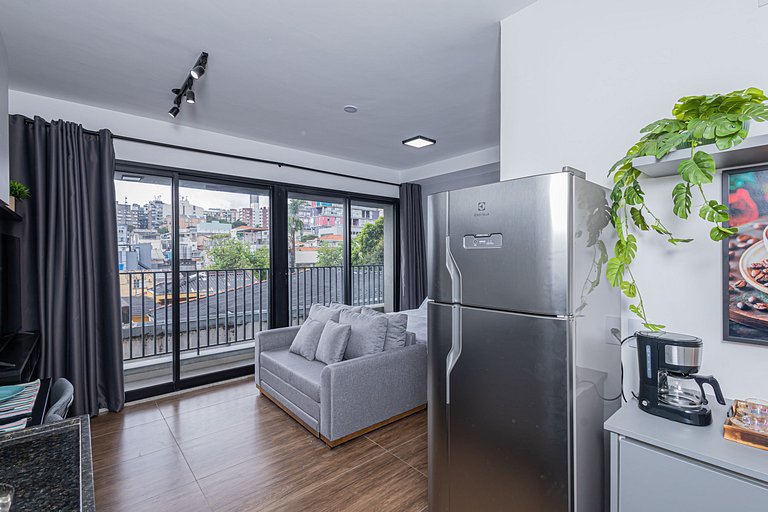 Studio 210 Completo no Bairro Vila Madalena