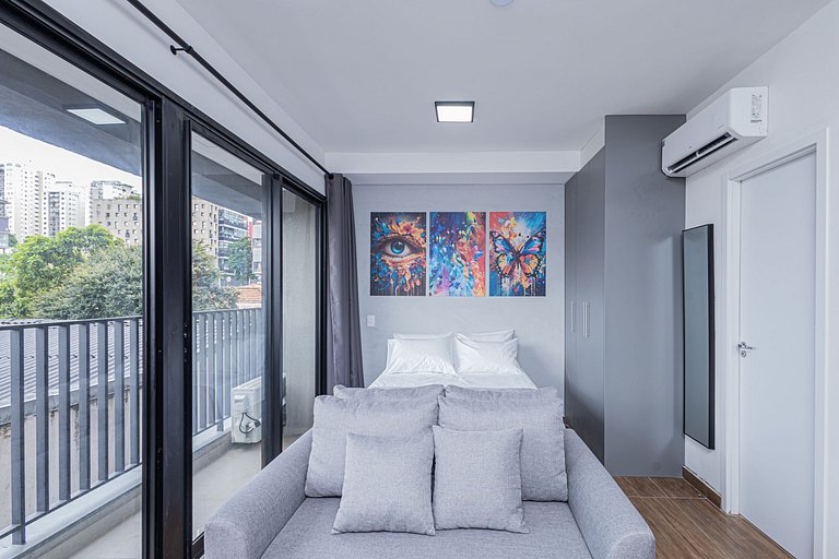 Studio 210 Completo no Bairro Vila Madalena