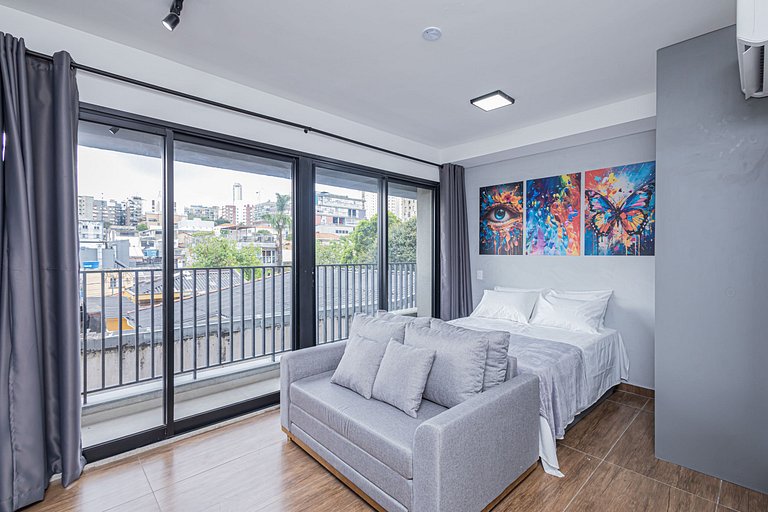 Studio 210 Completo no Bairro Vila Madalena