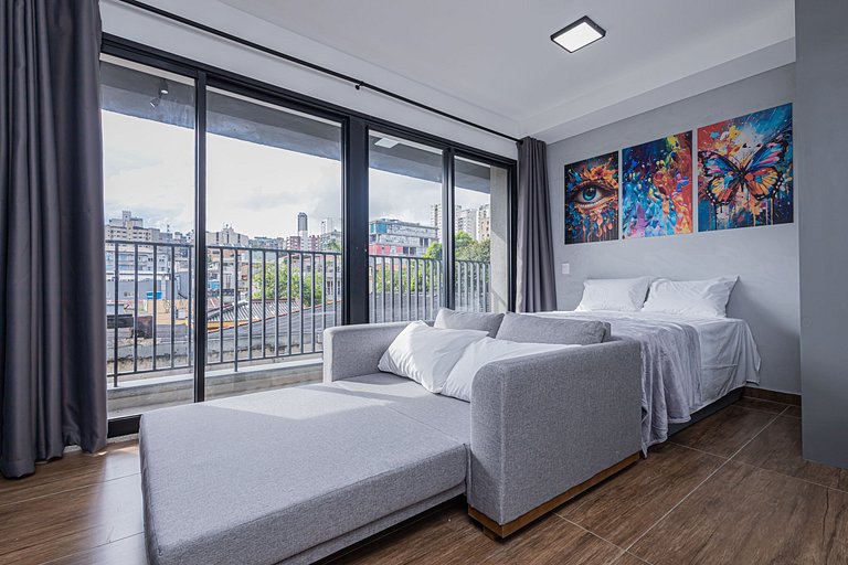 Studio 210 Completo no Bairro Vila Madalena