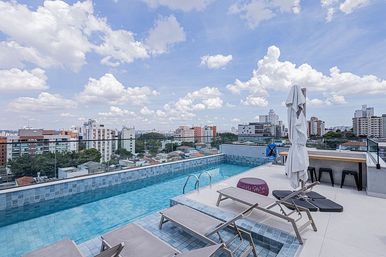 Studio 211 Vila Madalena Luxuoso Completo
