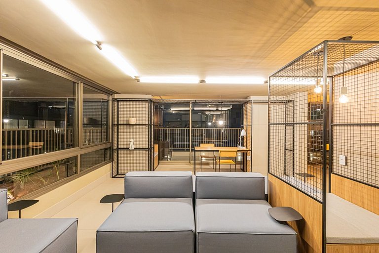 Studio 816 Jardins c/ Sofá Cama - Luxo
