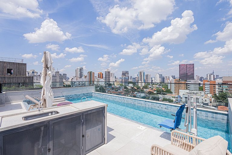 Studio 701 Vila Madalena Completo Luxo