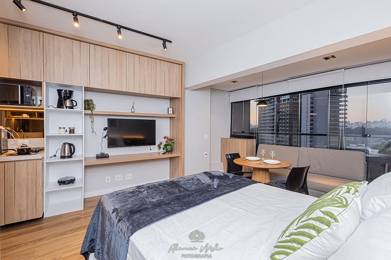 Studio 1305 Moema Luxo com vaga garagem