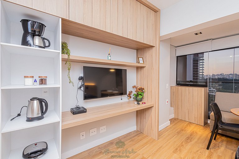 Studio 1305 Moema Luxo com vaga garagem