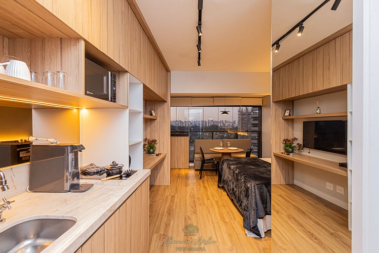 Studio 1305 Moema Luxo com vaga garagem