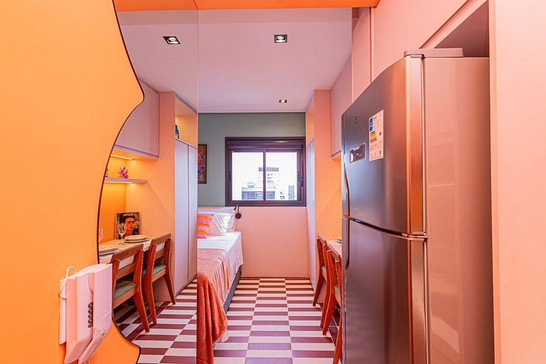 Apartamento 1612 Vibrante na Rua Augusta