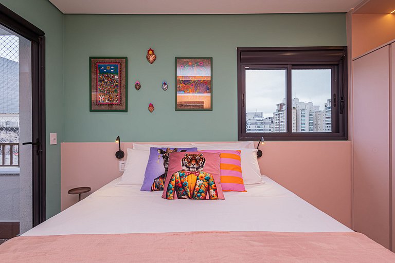 Apartamento 1612 Vibrante na Rua Augusta
