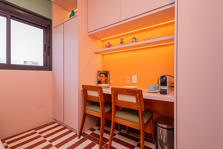 Apartamento 1612 Vibrante na Rua Augusta