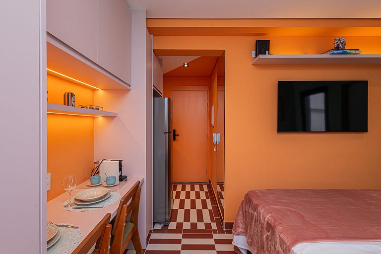 Apartamento 1612 Vibrante na Rua Augusta