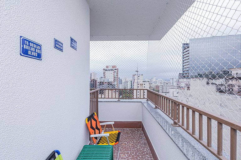 Apartamento 1612 Vibrante na Rua Augusta