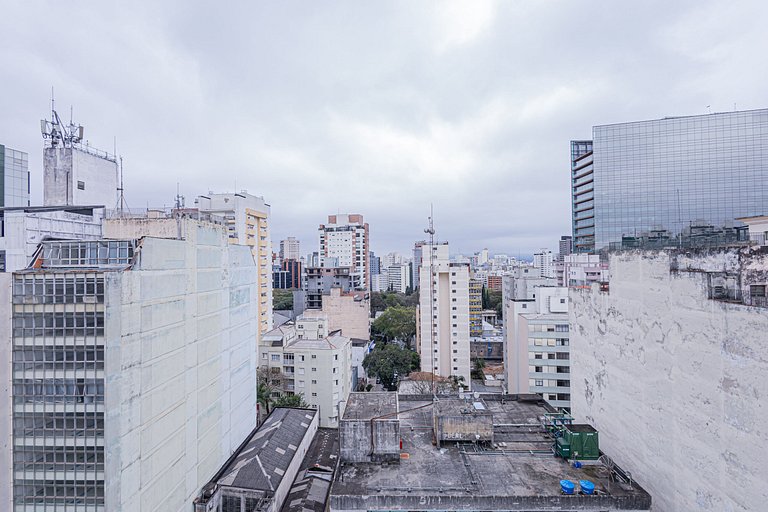 Apartamento 1612 Vibrante na Rua Augusta