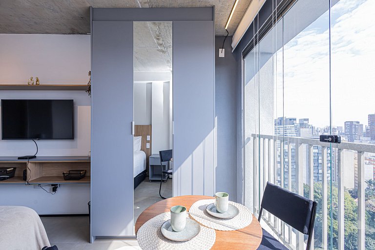 Studio 2213 Jardins - Completo Aconchegante