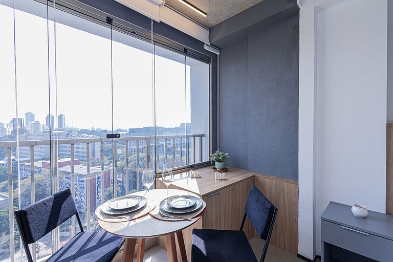 Studio 2213 Jardins - Completo Aconchegante