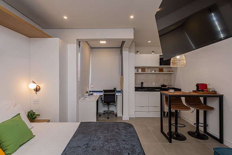 Studio 303 Vila Madalena Luxuoso Confortável