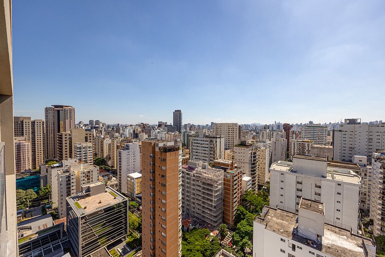Studio 2311 Charmoso, Com vista bairro Itaim Bibi
