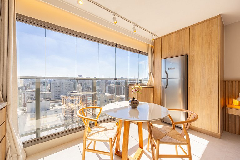 Studio 2311 Charmoso, Com vista bairro Itaim Bibi