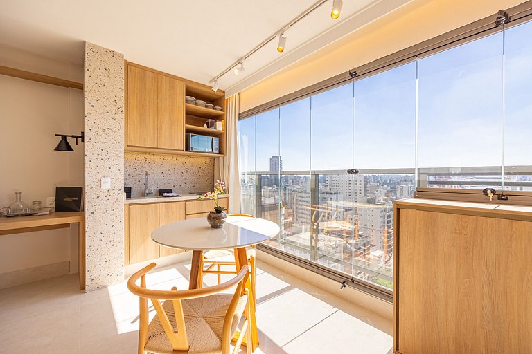 Studio 2311 Charmoso, Com vista bairro Itaim Bibi