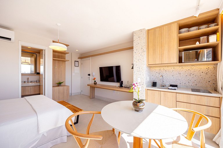 Studio 2311 Charmoso, Com vista bairro Itaim Bibi