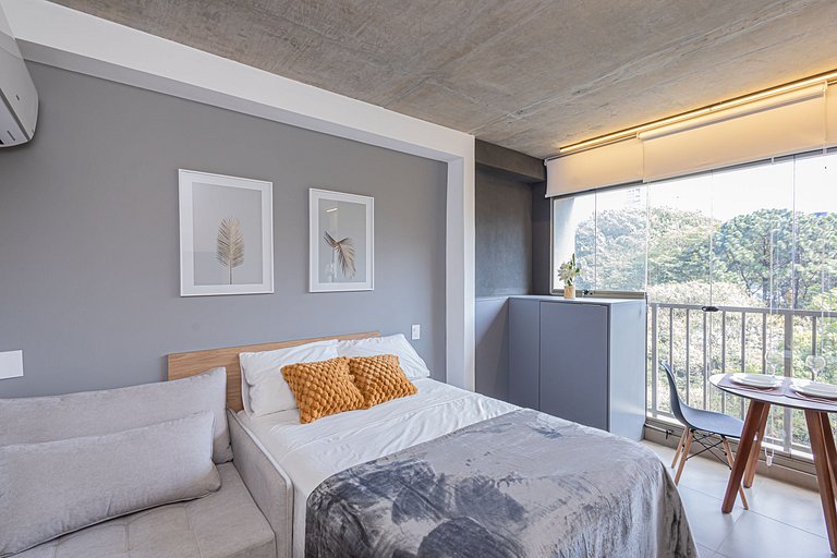 Studio 803 Jardins - Luxo com Sofa Cama