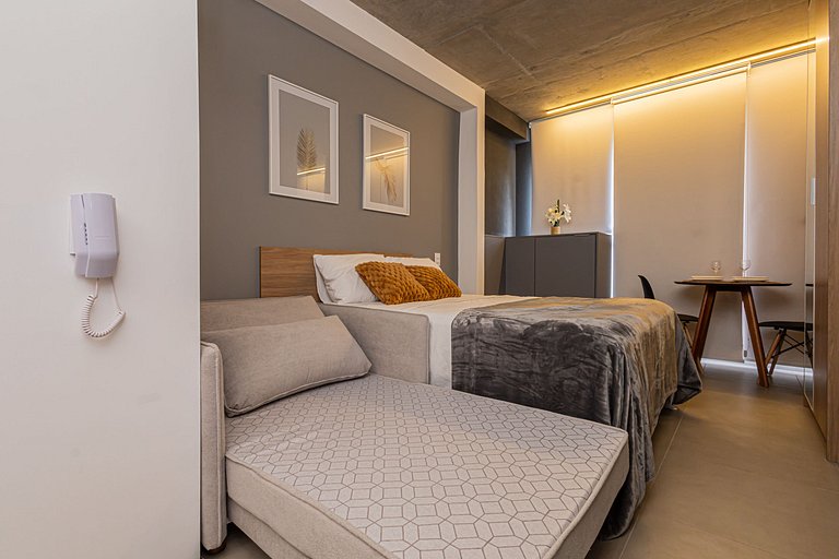 Studio 803 Jardins - Luxo com Sofa Cama
