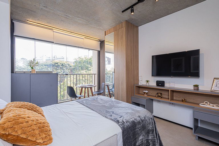 Studio 803 Jardins - Luxo com Sofa Cama