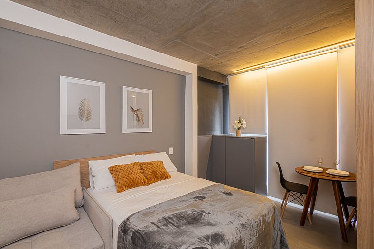 Studio 803 Jardins - Luxo com Sofa Cama