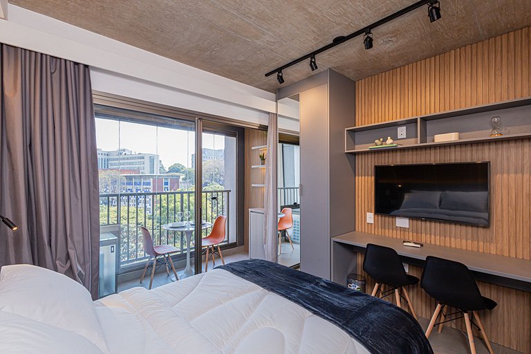 Studio 1202 Jardins - Luxuoso Acolhedor