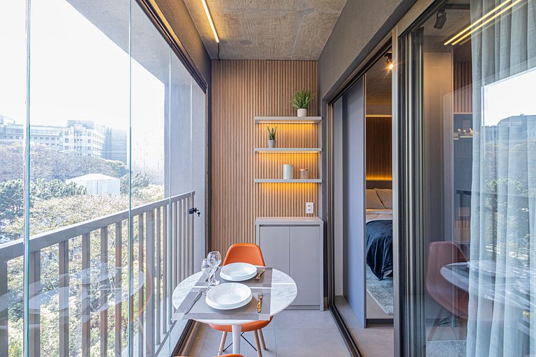 Studio 1202 Jardins - Luxuoso Acolhedor