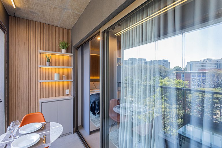 Studio 1202 Jardins - Luxuoso Acolhedor
