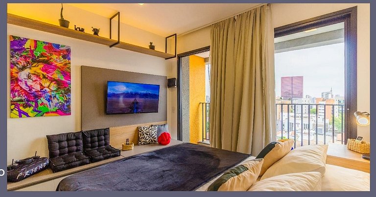 Studio 712 Vila Madalena Completo Luxo