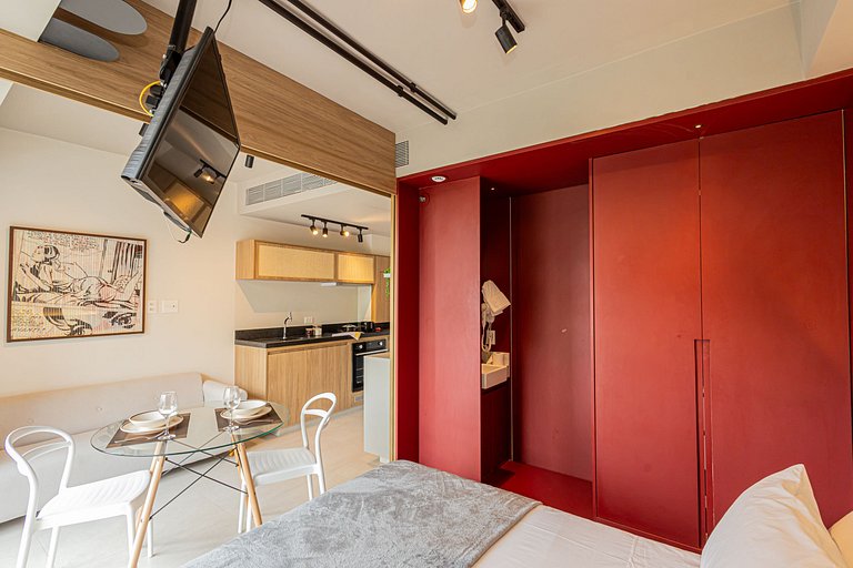 Studio 305 Colado no bairro Vila Madalena e Sumaré