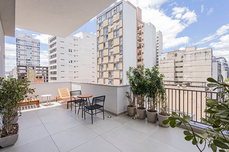 Studio 917 Bela Vista Completo Luxo