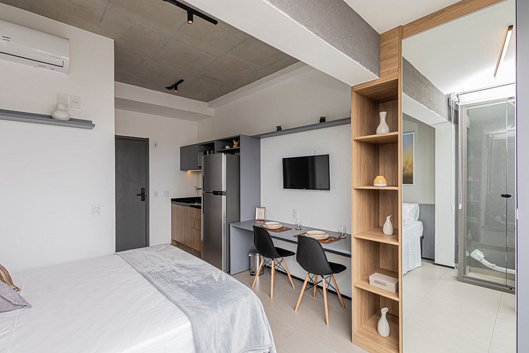 Studio 2120 Ao lado do Metrô Paraíso - São Paulo