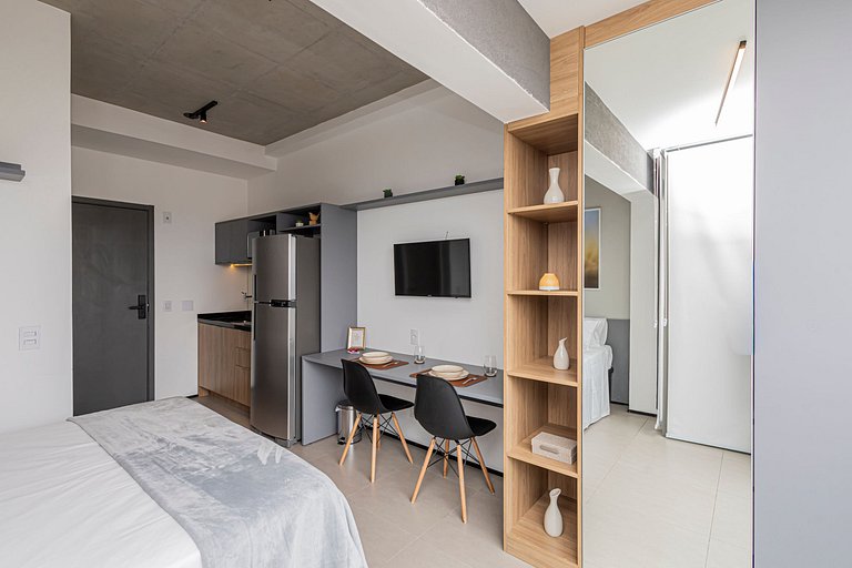 Studio 2120 Ao lado do Metrô Paraíso - São Paulo