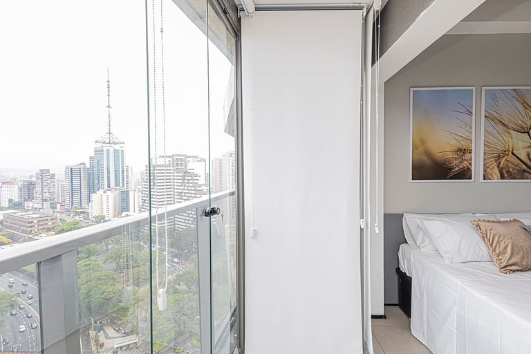 Studio 2120 Ao lado do Metrô Paraíso - São Paulo