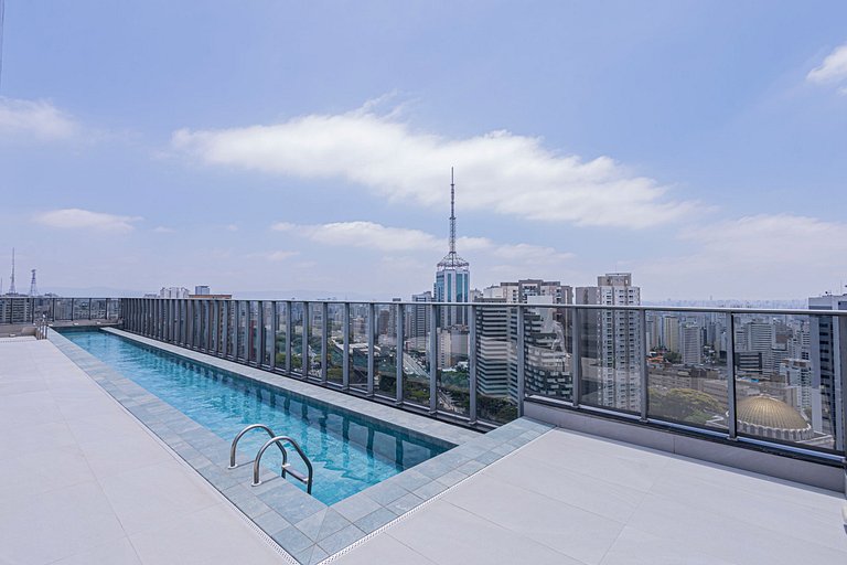 Apartamento 1829 Vista da cidade ao lado do Metrô