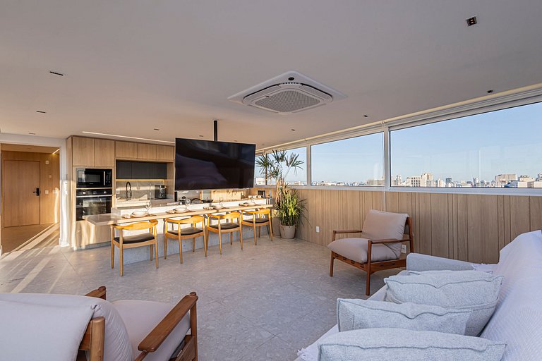 Apartamento 1829 Vista da cidade ao lado do Metrô