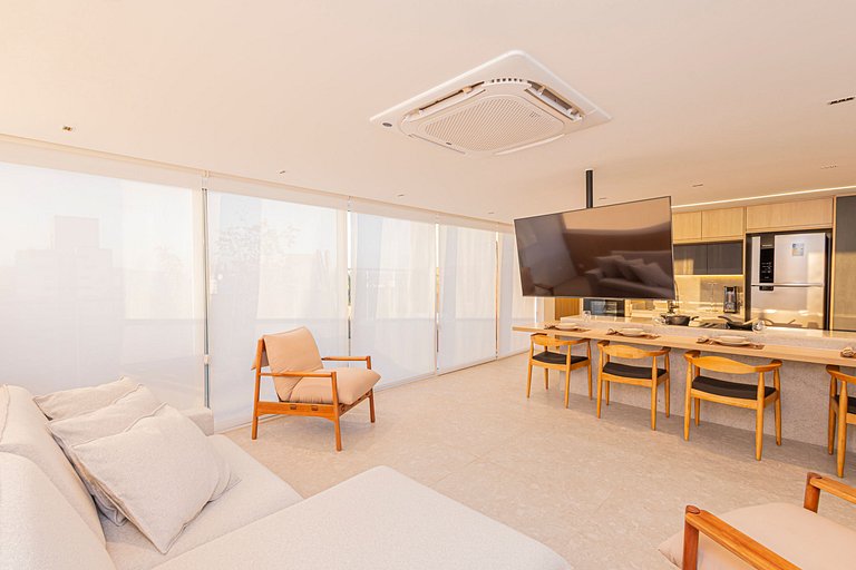 Apartamento 1829 Vista da cidade ao lado do Metrô