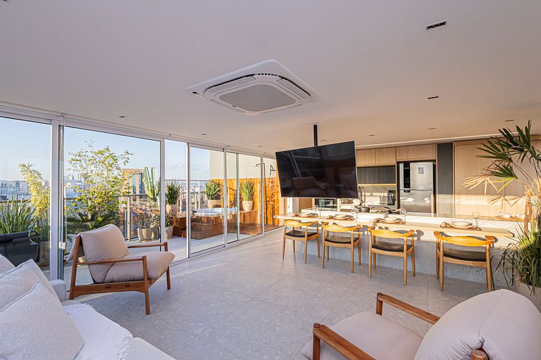 Apartamento 1829 Vista da cidade ao lado do Metrô