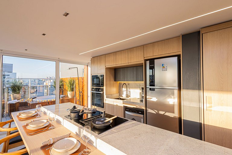 Apartamento 1829 Vista da cidade ao lado do Metrô