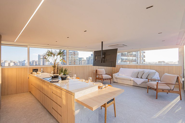 Apartamento 1829 Vista da cidade ao lado do Metrô