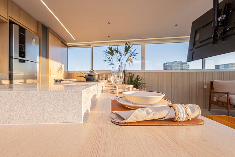 Apartamento 1829 Vista da cidade ao lado do Metrô